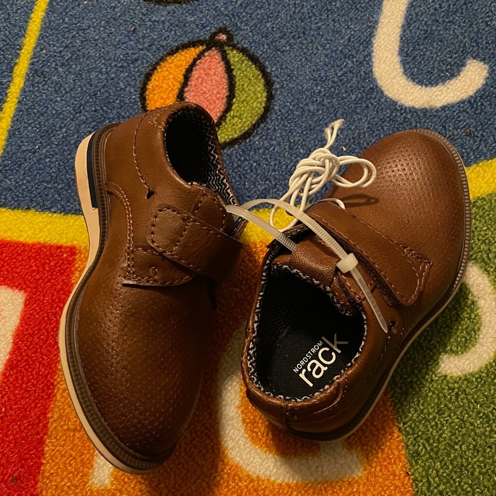 Nordstrom Rack Toddler Cognac dress shoe
